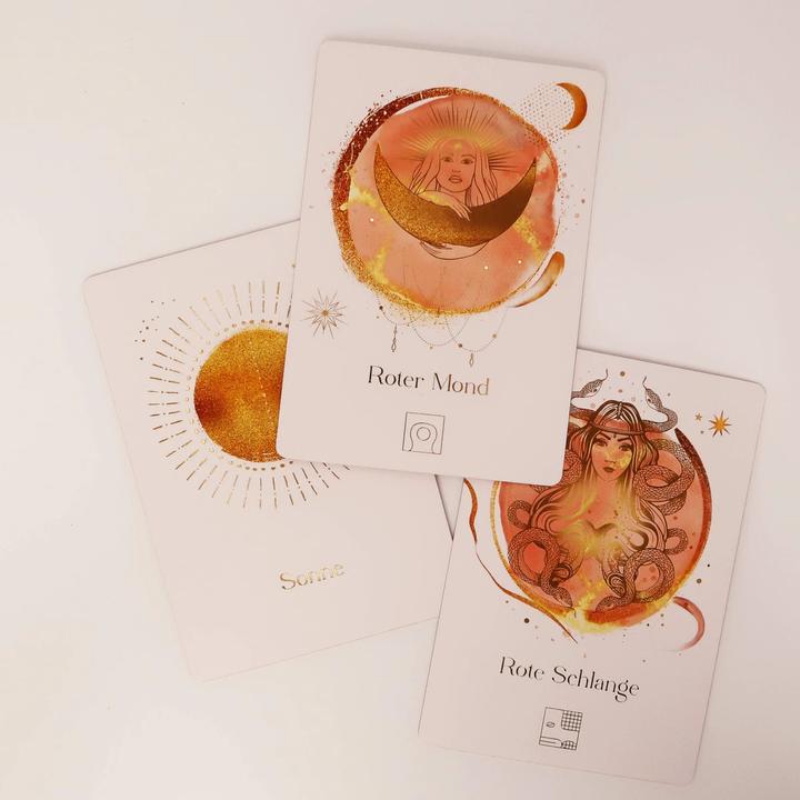 Image du produit Maya-Astro-Cards: 44 astrologische Orakelkarten mit Booklet (Allemand, Tanja Brock, Bianca Feddersen, 2023)