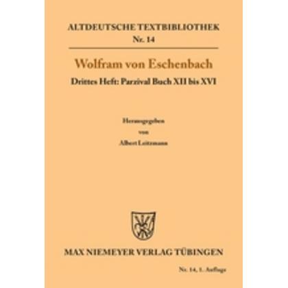 Parzival Buch XII bis XVI, Fachbücher von Albert Leitzmann