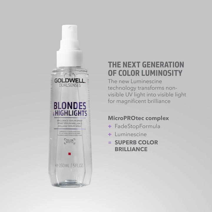 Image du produit Goldwell Sérum Brilliance Blondes en spray et points forts (150 ml)