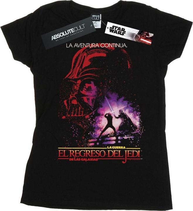 Immagine prodotto Star Wars Return Of The Jedi Spanish Poster Maglietta Donna (XXL)