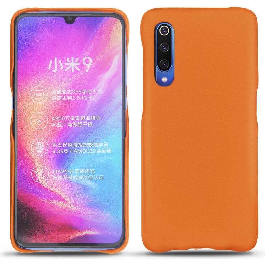 Noreve Lederschutzhülle (Xiaomi Mi 9), Smartphone Hülle, Orange