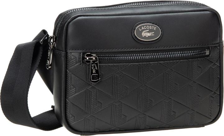 Produktbild Lacoste Kuriertasche Embossed Monogram - Schwarz