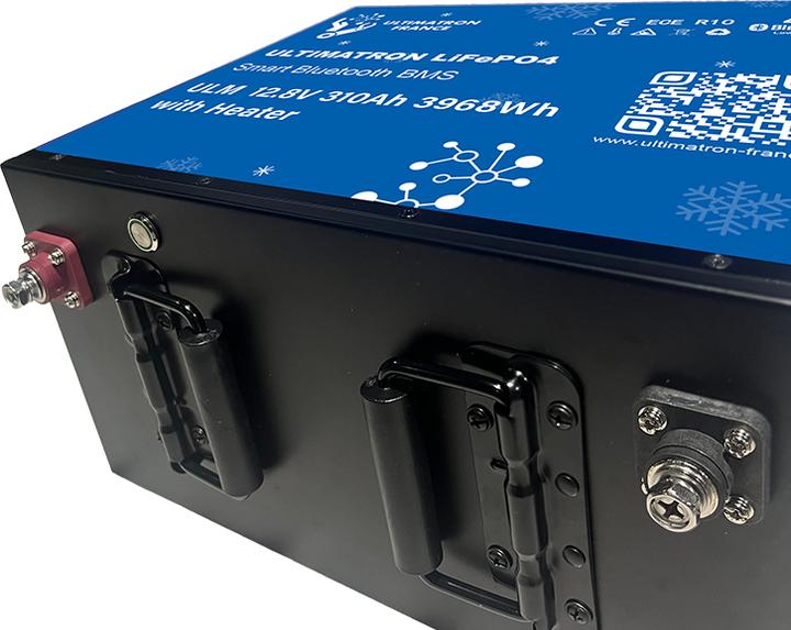 Image du produit Ultimatron ULM-12V-310Ah POLAR LiFePO4 Batterie d'alimentation sous le siège (avec réchauffeur) (12.80 V, 310 Ah)