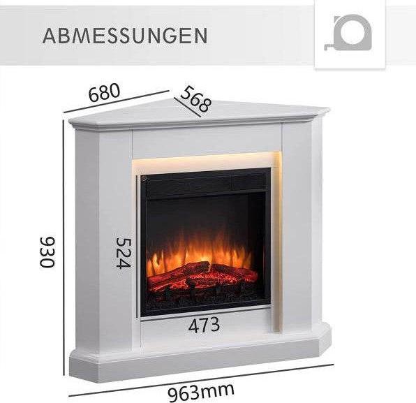 Image du produit Balderia Cheminée électrique LED