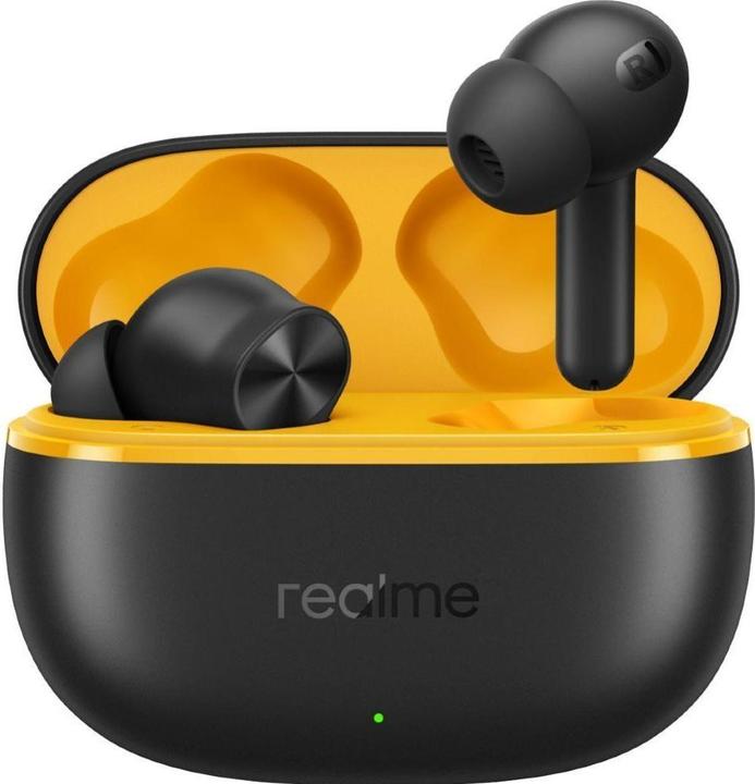 realme Wireless headphones Wireless earphones T200 Lite black (48 h, Wireless)