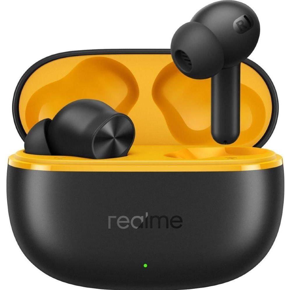 realme Wireless headphones Wireless earphones T200 Lite black, Cuffie