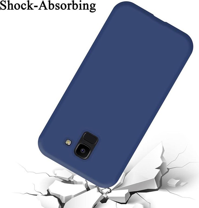 Actual product image Cadorabo TPU Liquid Silicone Case Cover (Samsung Galaxy J6 (2018))
