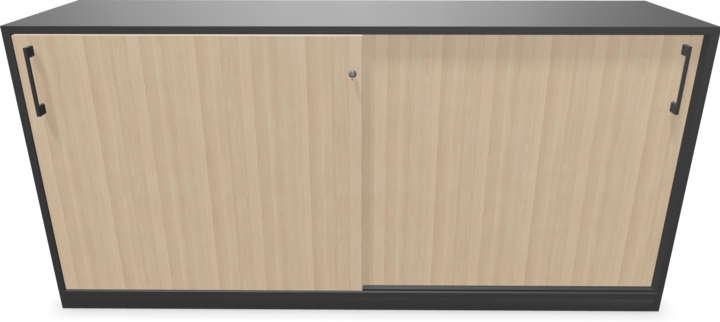 Image du produit Narbutas Choice Armoire à portes coulissantes (160 x 40 x 76 cm)