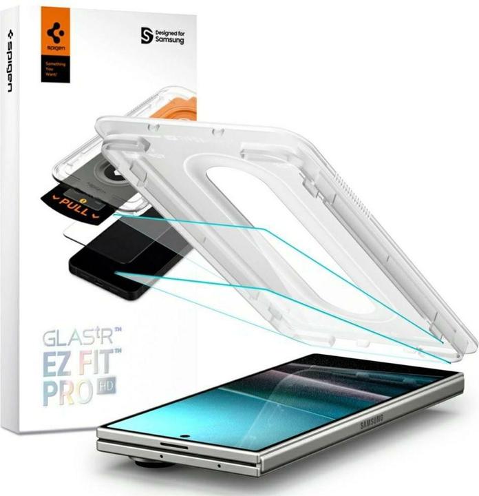 Spigen - Glas.tR EZ-FIT Pro HD (2 pack) - Samsung Galaxy Z Fold7 - Clear (2 Piece, Samsung Galaxy Z Fold7)