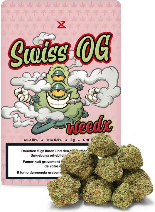 weedx Swiss OG 8g (8 g, Indoor)