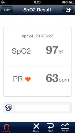 Actual product image iHealth Oximeter Air PO3