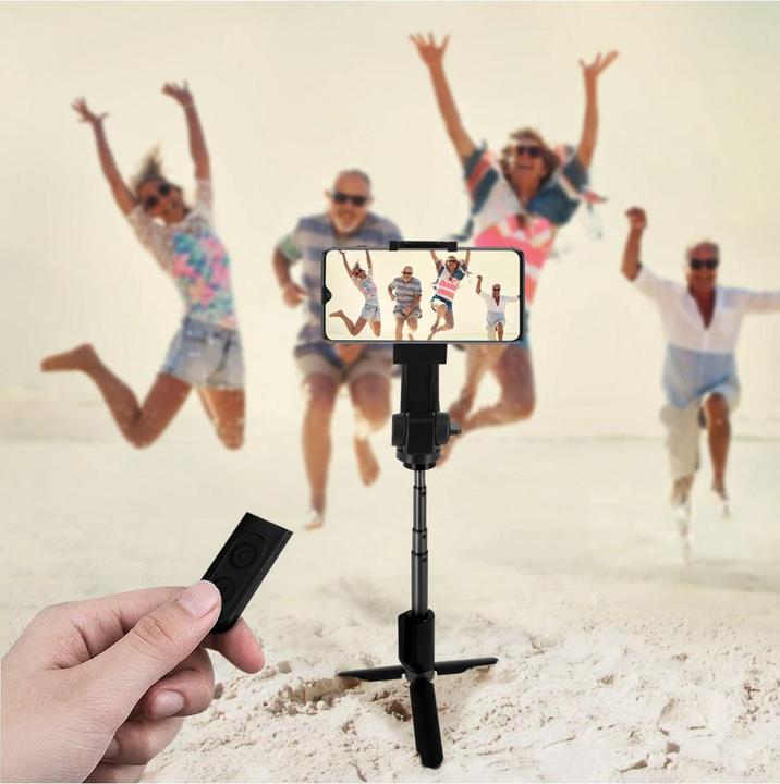 Produktbild Akashi Gimbal Selfie Stick und Klappstativ