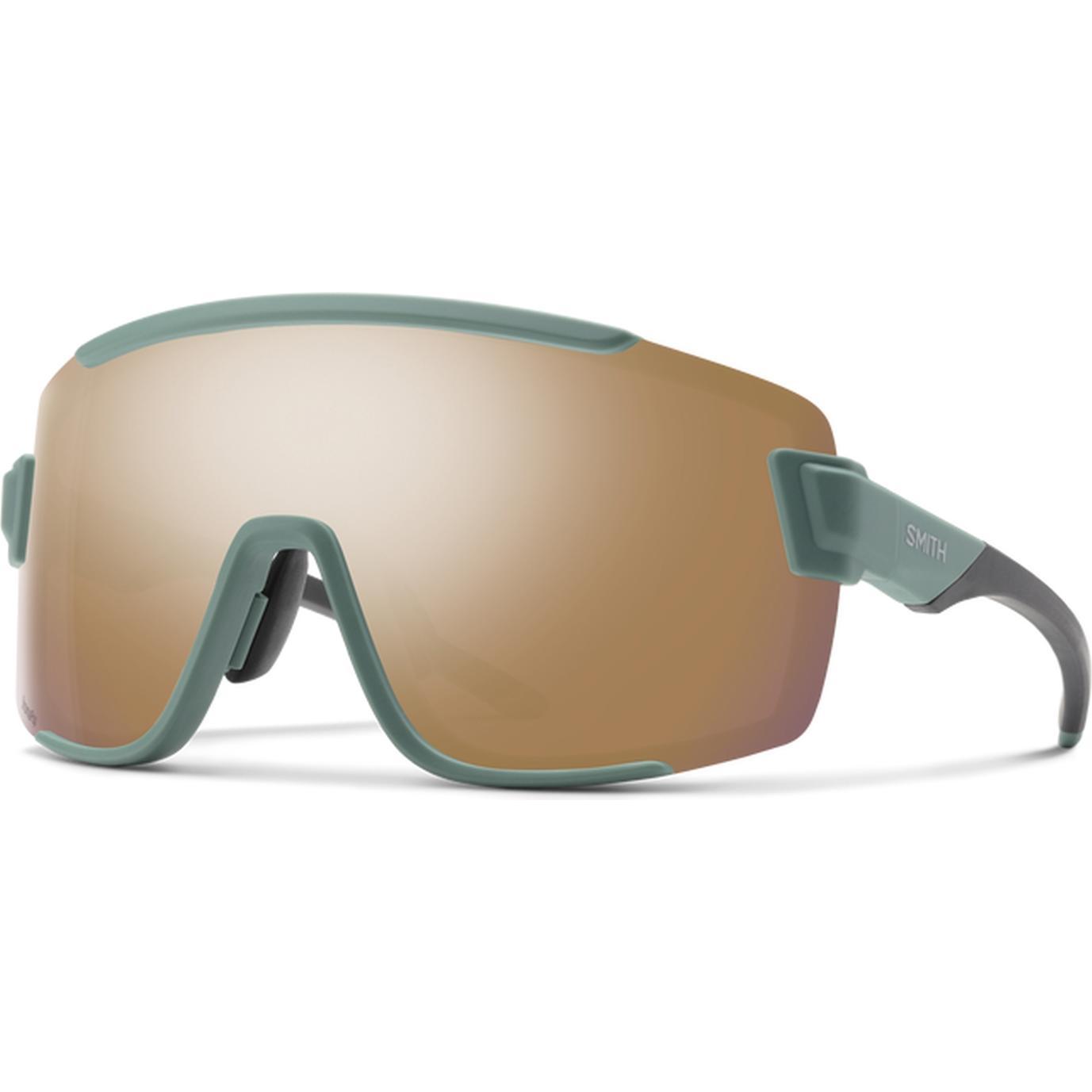 Smith, Unisex, Sportbrille, Wildcat (Matte Alpine Green, Rose Gold Mirror), Grün