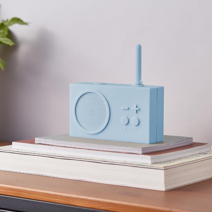 Image du produit Lexon TYKHO3 Radio FM et haut-parleur sans fil Bleu clair (FM, Bluetooth)