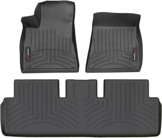 Actual product image WeatherTech Tesla Model 3 (2017-2023) 1st row car mats