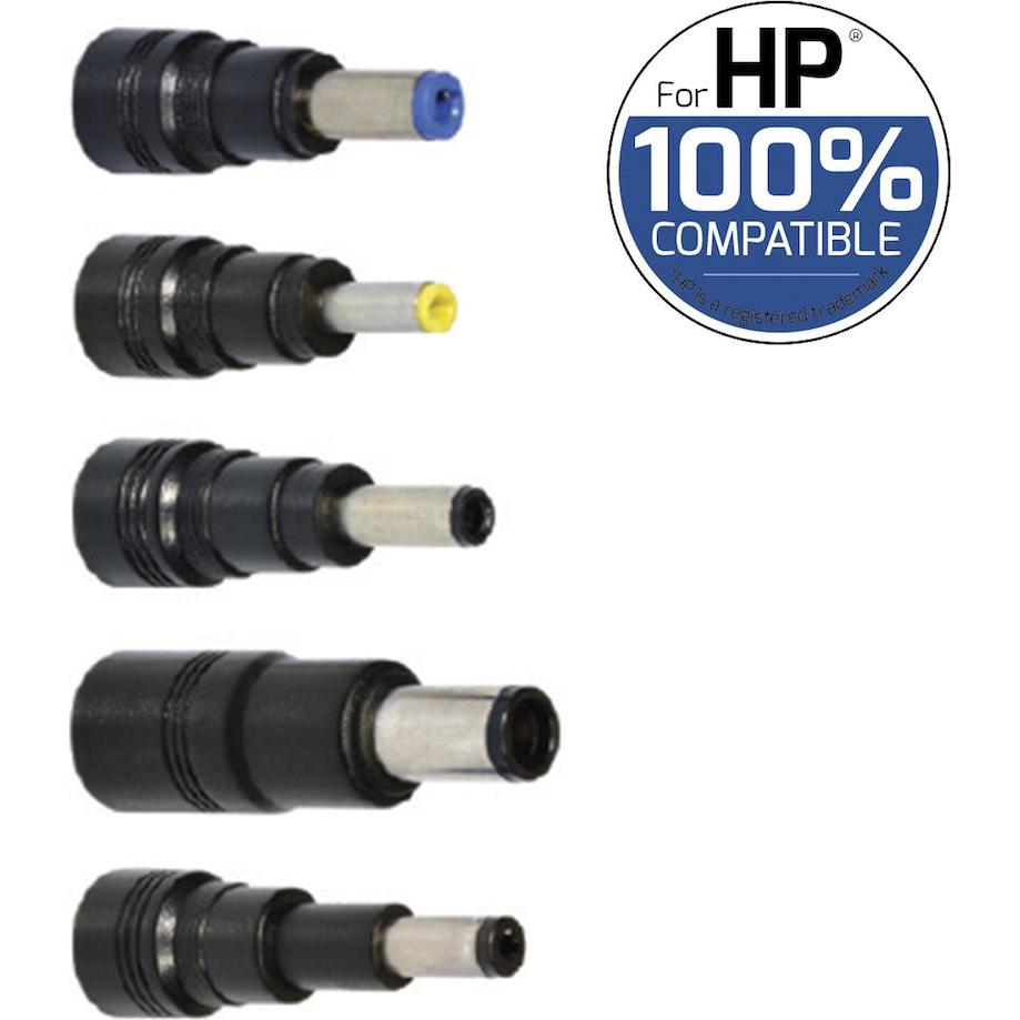 Thumbnail - Port Designs PowerSupply 65W HP (90 W), Notebook Netzteil, Schwarz