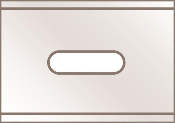 Actual product image Martor Rectangular blade 192.66 (Replacement blade)