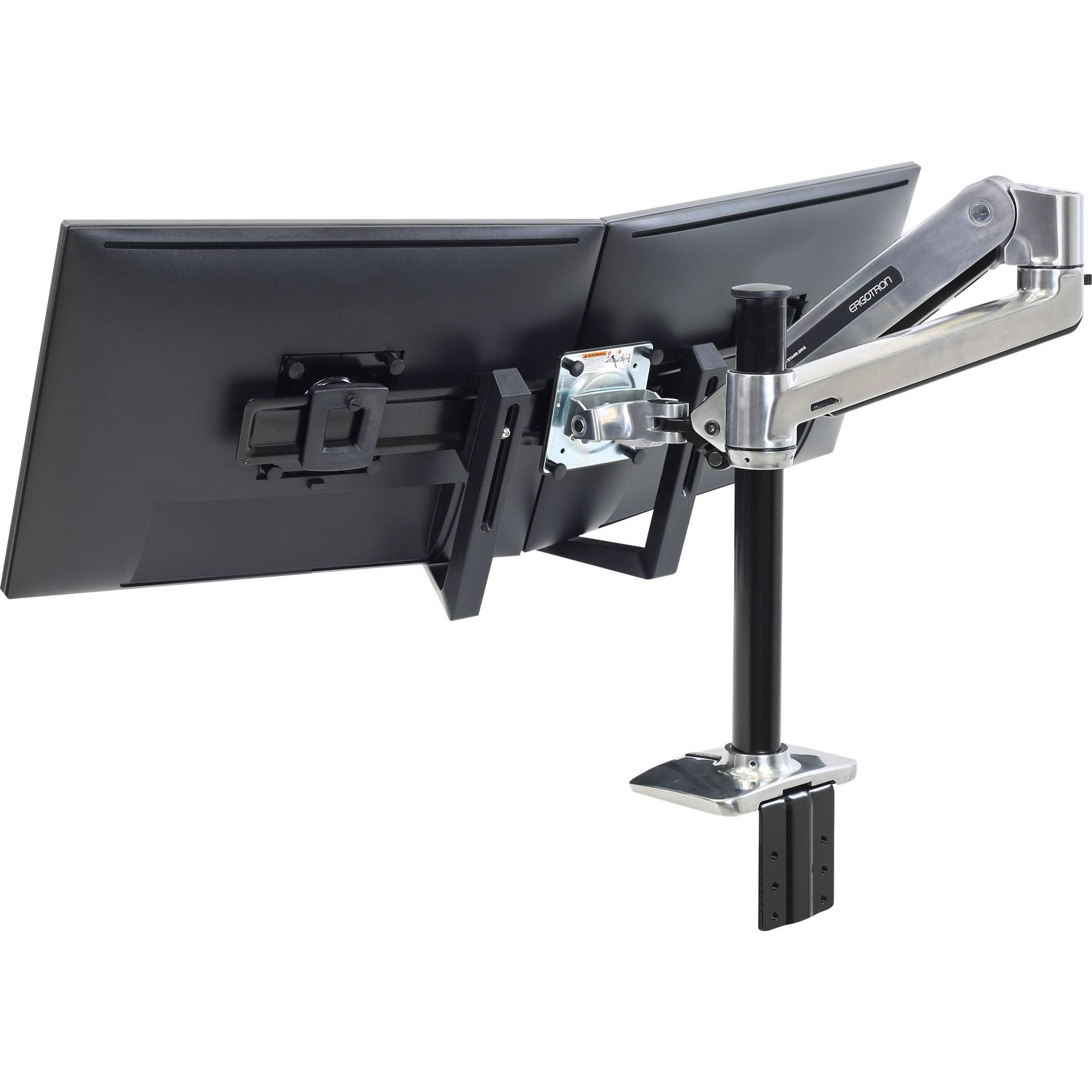 Thumbnail - Ergotron Dualmonitor und Griff-Kit (Wand, 26"), Monitor Halterung, Schwarz