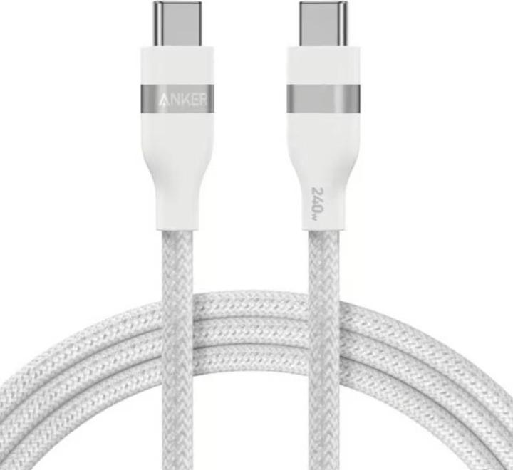 Immagine prodotto Anker braided Kabel - USB-C zu USB-C - 0.9M - Weiss (0.90 m)
