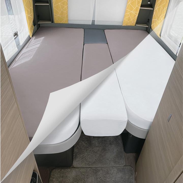 Produktbild Erwin Müller Matratzenschutz und Spannbettlaken 6-tlg für das Wohnmobil/Wohnwagen-Heckbett (80 x 200 cm, 45 x 135 cm)