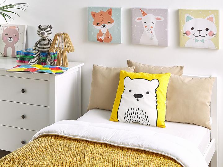 Produktbild Beliani Kinderkissen 45 x 45 cm gelb WARANASI (45 x 45 cm)