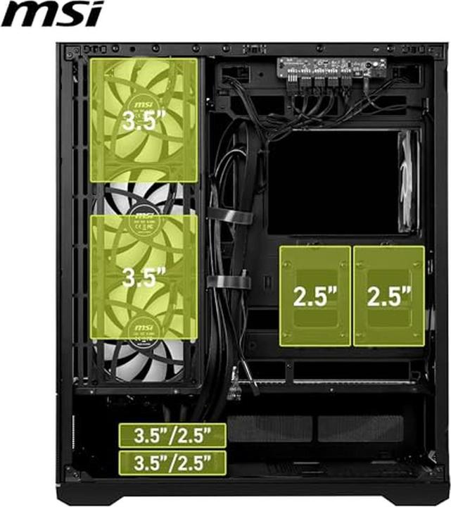 Produktbild MSI GEH Midi MAG PANO 110R PZ (mATX, ATX, Mini-ITX)