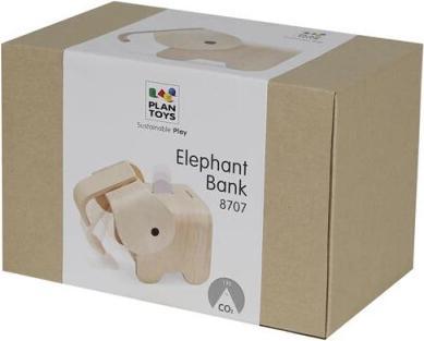 Produktbild Plantoys Sparschweinchen Elefant (15.5 x 12 cm)