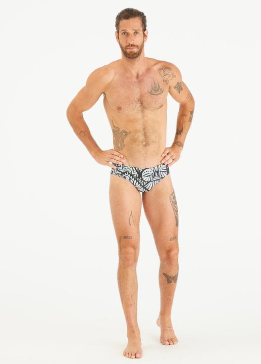 Actual product image Watko Badehose Slip Wasserball Herren - 500 Tiki grau (Frequency band 38 (2600 MHz))