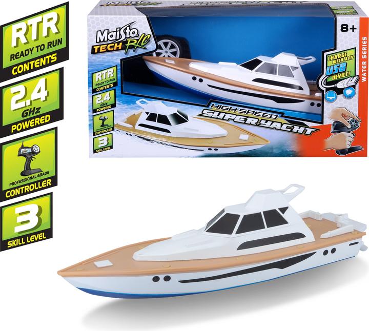 Actual product image Maisto High Speed Super Yacht