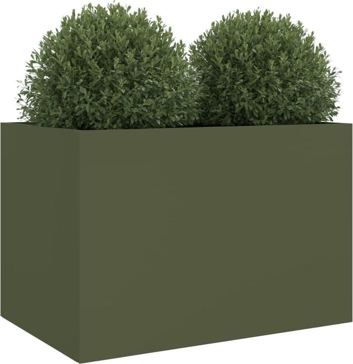 Actual product image vidaXL Pflanzkübel Kaltgewalzter