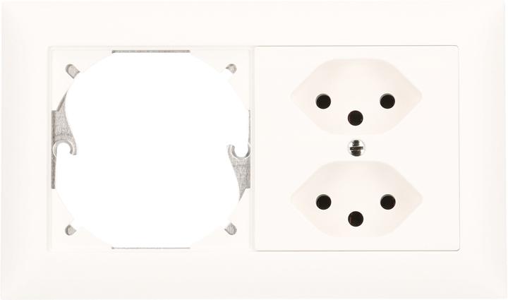 Produktbild Feller EdizioDue Kombination 2x Typ 13 / leer