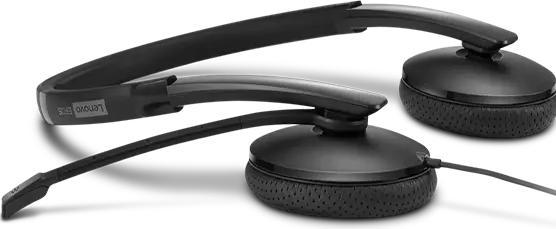 Image du produit Lenovo Wired Voip Headset Uc (Filaire, USB-C)