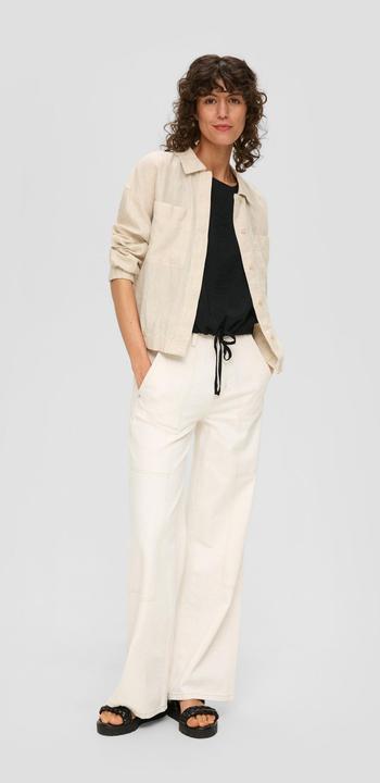 Immagine prodotto s.Oliver Bluse Bluse mit Bindeband am Saum (48)