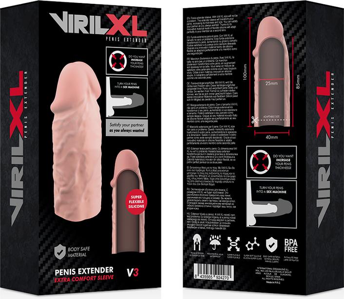 Produktbild Virilxl Extension De Pene Liquid Silicone V3 Natural