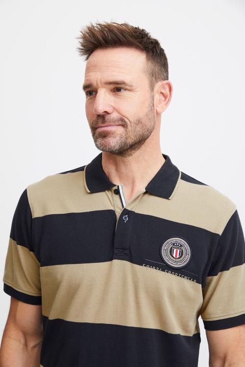 Image du produit FQ1924 FQPeter stripe polo w badge 21900639 (XL)
