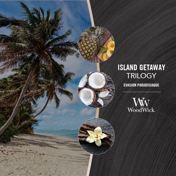 Productafbeelding WoodWick Eilandje weg (275 g)