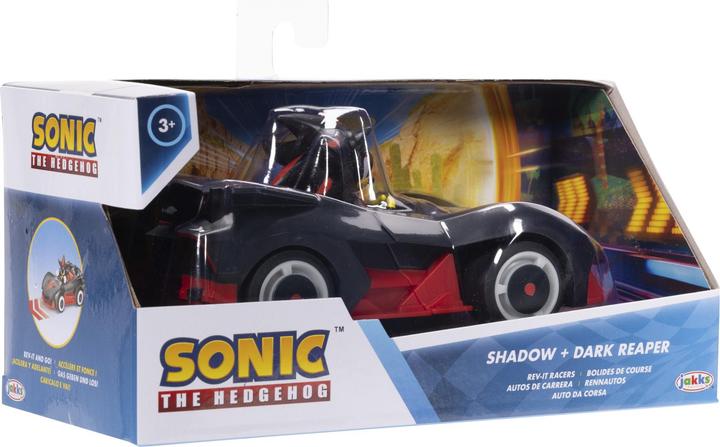 Actual product image Jakks Pacific Sonic - 2.5 Figure w. Rev Up Racer - Shadow w. Dark Reaper (428254-V1 )