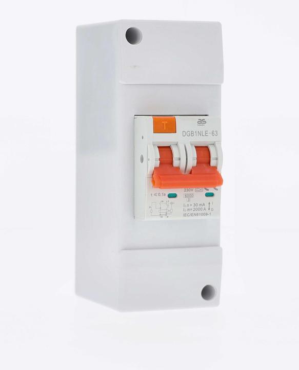 Image du produit As - Schwabe Fusible combiné 2en1 Disjoncteur différentiel & disjoncteur LS