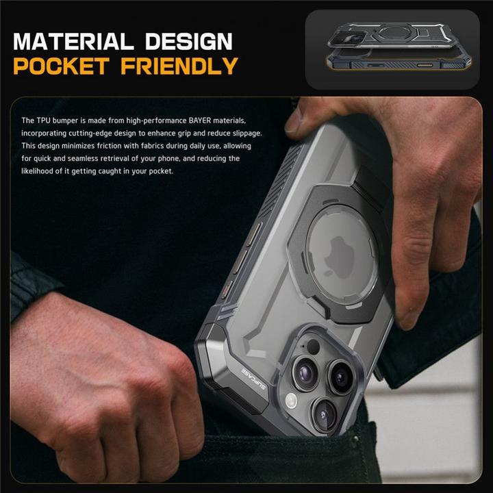 Actual product image Supcase Ub Grip Mag Magsafe Iphone 16 Pro Max Grey (Apple iPhone 16 Pro Max)