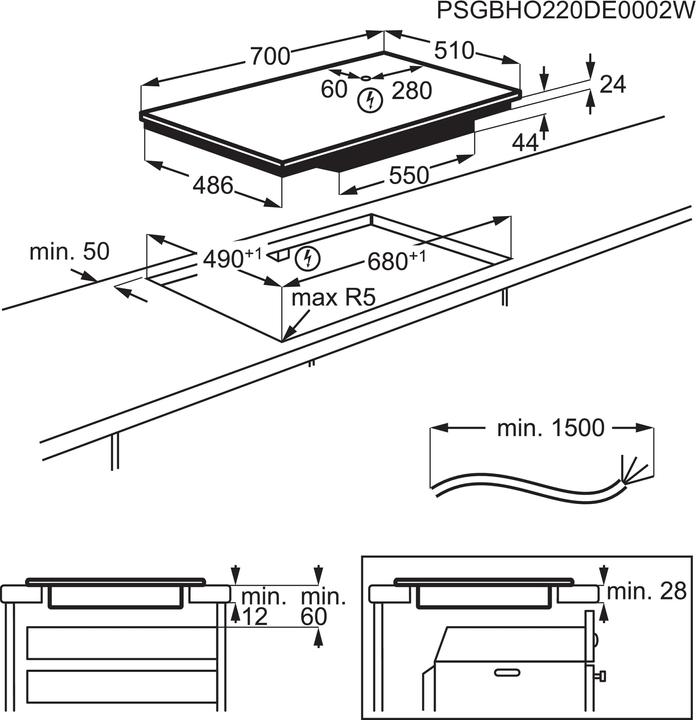 Actual product image Electrolux GK69FTIFO