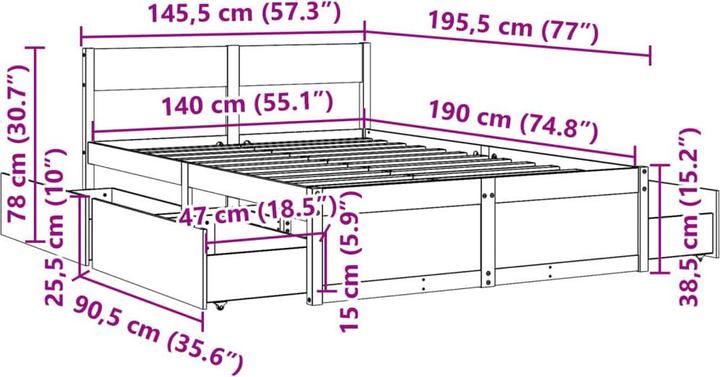 Image du produit VidaXL Kitti (140 x 190 cm)