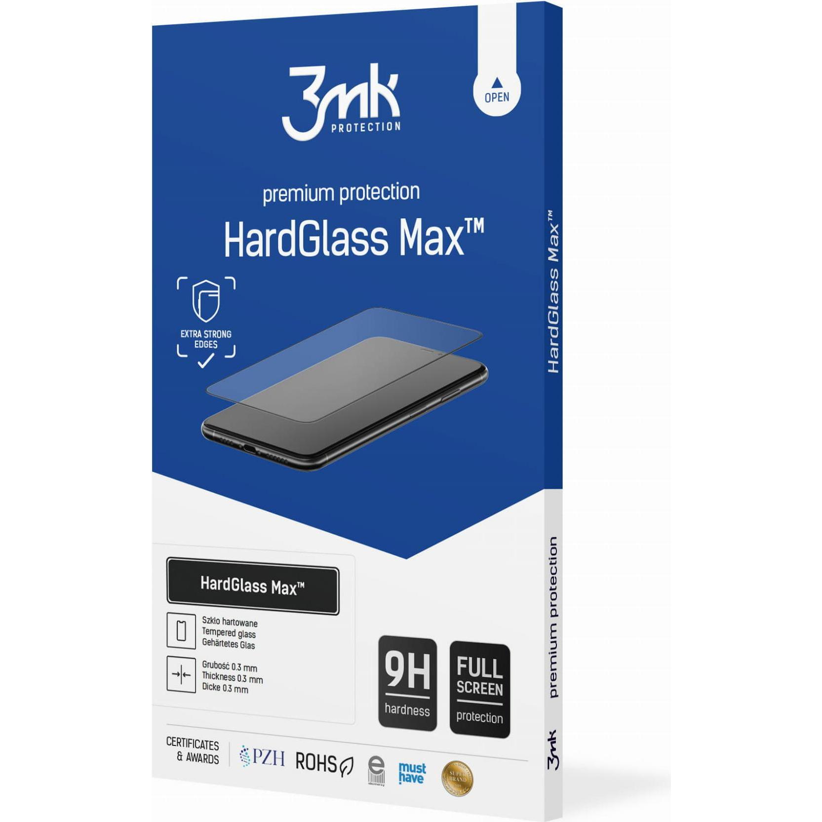 Thumbnail - 3MK HardGlass Max für Samsung Galaxy A24 4G/A25 5G schwarzer Rahmen (1 Stück, Samsung Galaxy A25 5G), Smartphone Schutzf...