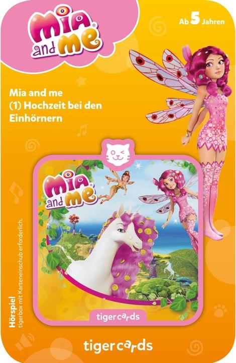 Actual product image Tigermedia Tigercard Mia and Me Wedding with the Unicorns (German)