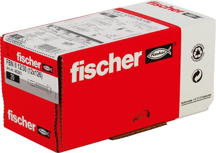 Produktbild Fischer Slaganker EA-N M12 u/krave FZB (20 Stk.)