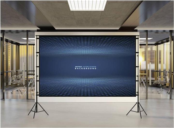 Actual product image SpeaKa Professional SP-PST-314 Stativleinwand Bildformat: 16:9 (150", 16:9)