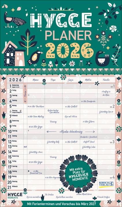 Immagine prodotto Pianificatore Hygge (27 x 46 cm)