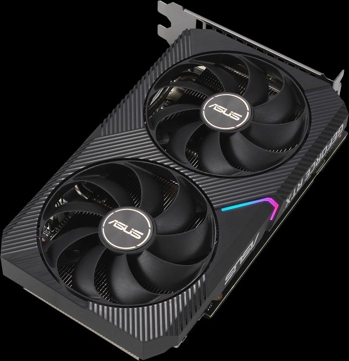 Actual product image ASUS GeForce DUAL RTX 3060 Ti O8G MINI V2 (8 GB)