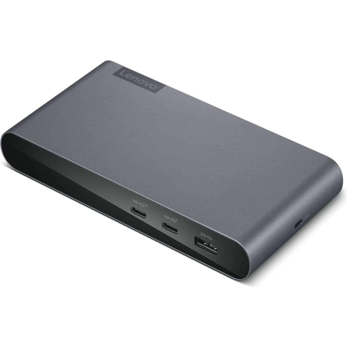 Lenovo Notebook Dock/Port Replicator (USB-C), Dockingstation + USB Hub, Grau