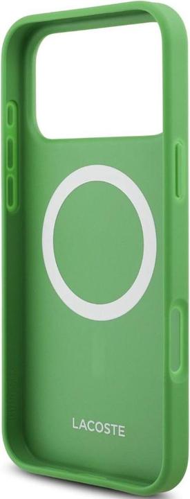Immagine prodotto Lacoste - Hardcase Petit Pique Lacquer Logo MagSafe (LCHMP17XPLAN) - iPhone 17 Pro Max - Estragon (Apple iPhone 17 Pro Max)