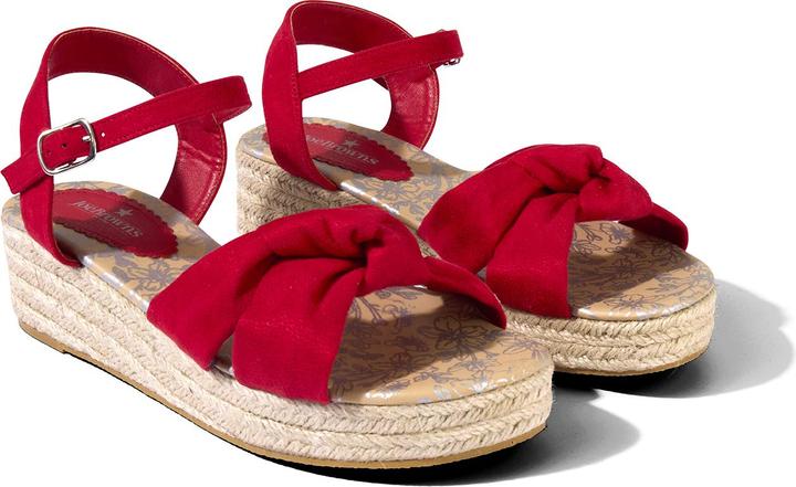 Actual product image Joe Browns Knot Detail Ankle Strap Platform Espadrille Sandals (38)